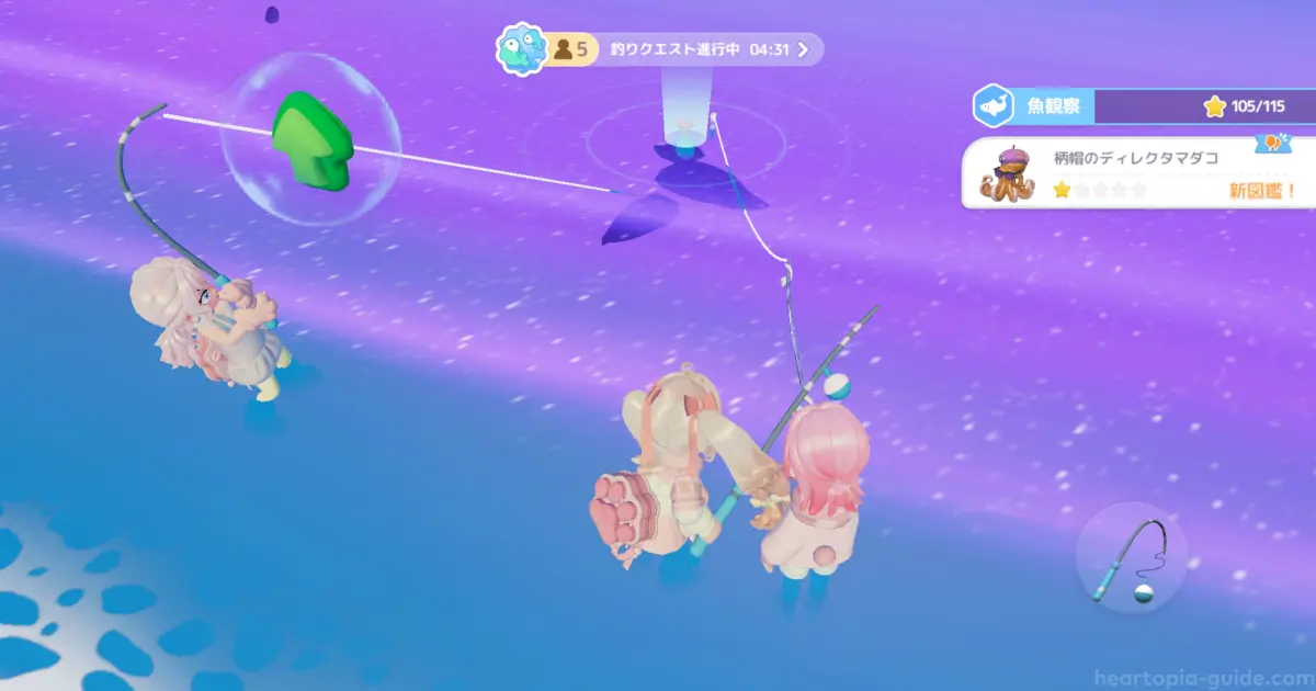 クエスト中に出現するバブルをできるだけ多く割る