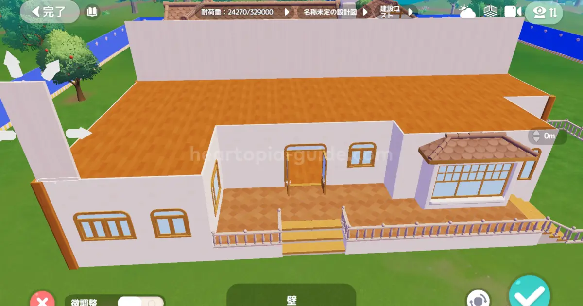 2階用の壁を作る