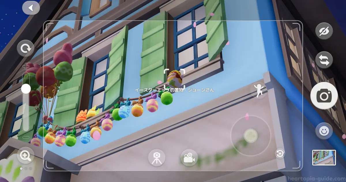 ジョーンさんのイースターエッグの置物