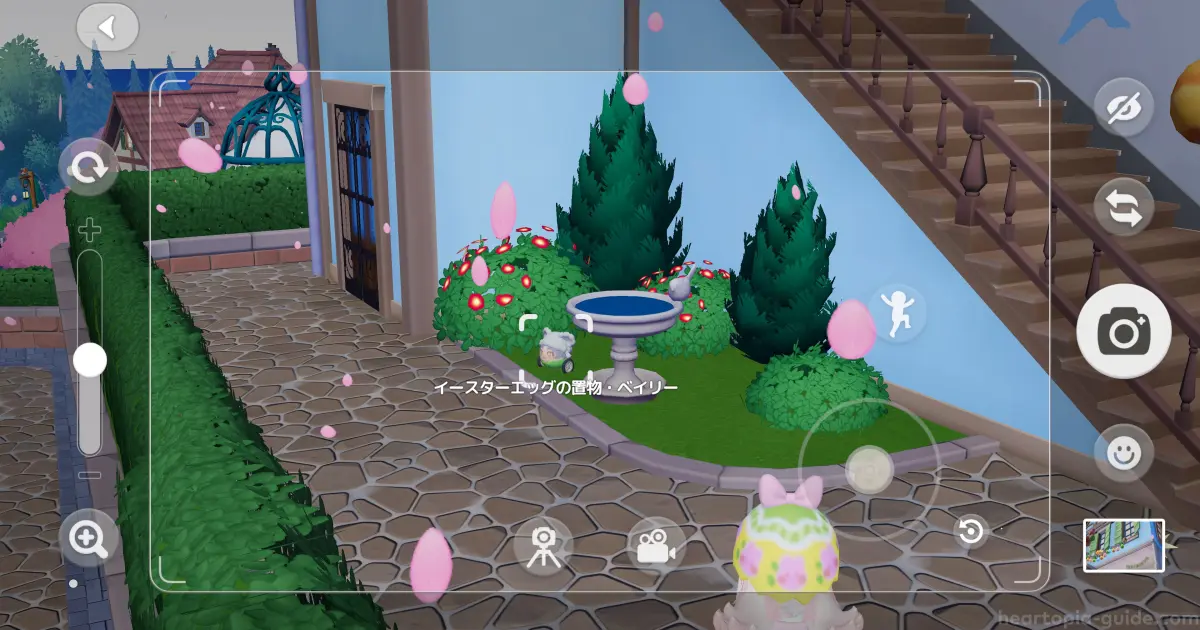 ベイリーのイースターエッグの置物