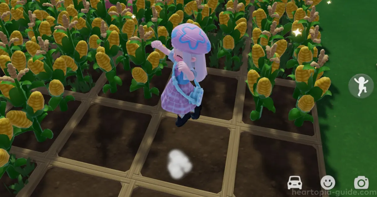 ジャンプ収穫の操作感