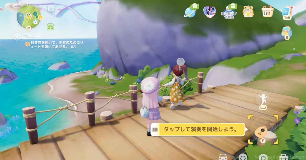 リュートの演奏