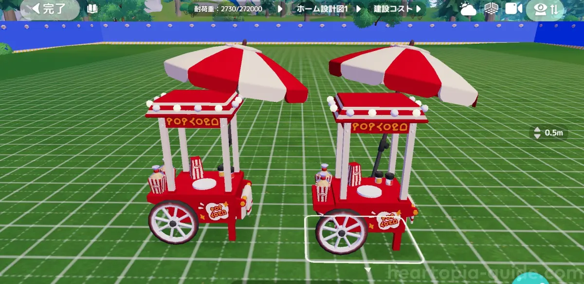 ポップコーン移動ワゴン