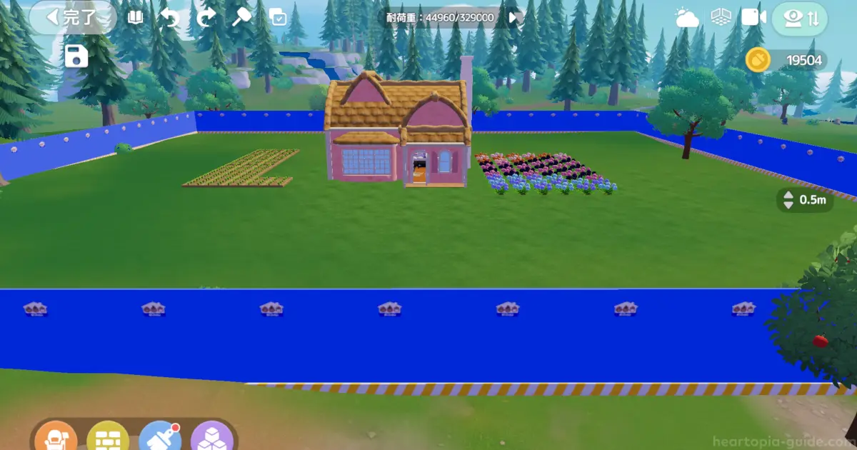 建物の移動完了