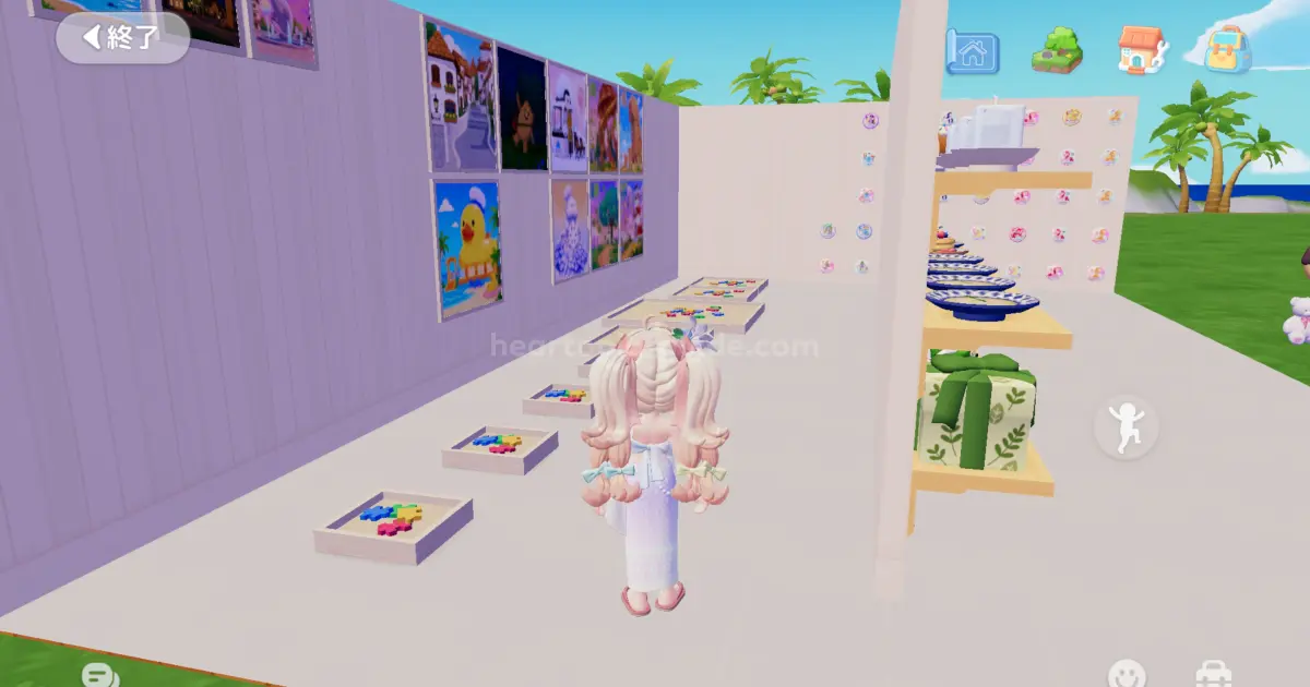 区画をカテゴリごとに分ける